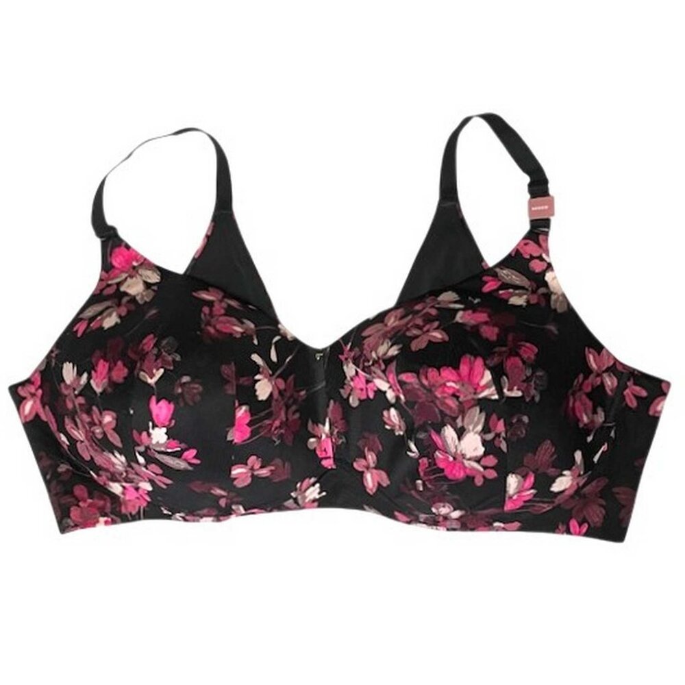 Cacique Floral Print Wireless Bra 50DDD
